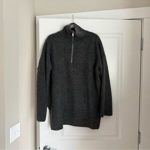 Half-Zip Knit Sweater (L)